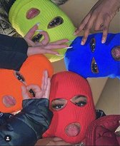 Bivakmuts Donkerblauw - Warme muts - Rekbaar - One Size - Balaclava - Motor - Skieën - Skimuts
