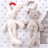 BBSky speelgoed/ speeltje/ pop/ poppetje/ kerst cadeau konijn pluche pop slaapcomfort/konijntje