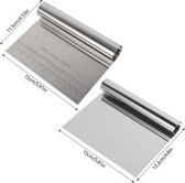 Deegschraper - Deegroller - Dough Cutter  - deeg - bakken - ijzeren deegroller -taartschraper -deegschraper rvs