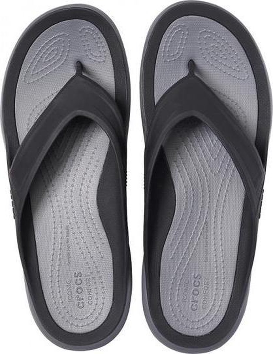 Crocs - Swiftwater Wave Flip Men - Herenslippers - 39 - 40 - Zwart