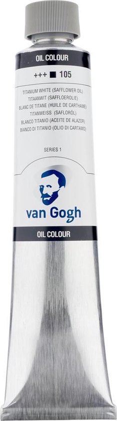 Van Gogh Olieverf Tube 200 ml Titaanwit (Saffloerolie) 105