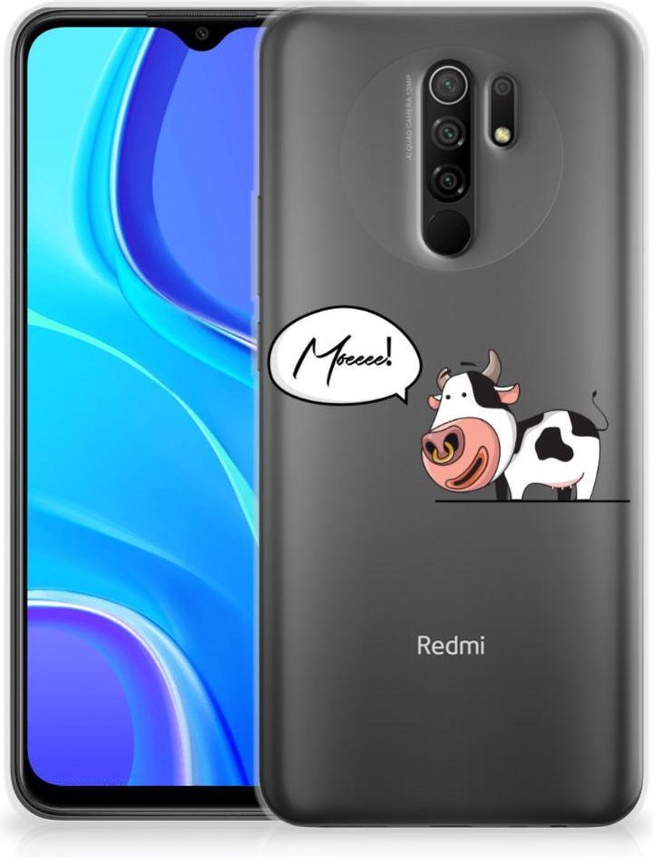 Xiaomi Redmi 9 Telefoonhoesje met Naam Cheeky Cow