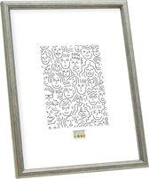 Deknudt Frames fotolijst S236D1 - zilver hout - voor foto: 15x20 cm