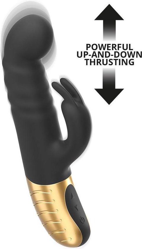 Dorcel G-Stormer - Stotende Rabbit Vibrator - G-spot stimulatie - Zwart |  bol