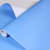 Plakfolie - Decoratiefolie - Meubelfolie - Effen/Uni - Blauw Mat - 60cm (b) x 1m (l)
