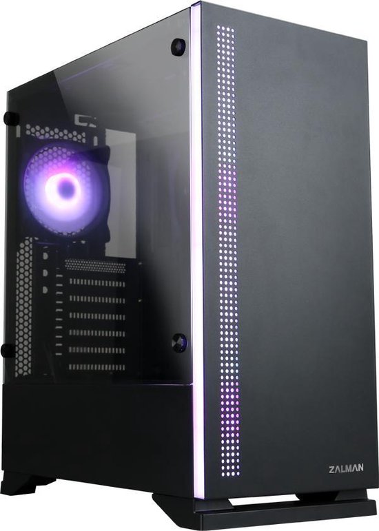 Zalman S5 Zwart, ATX Mid-Tower-behuizing