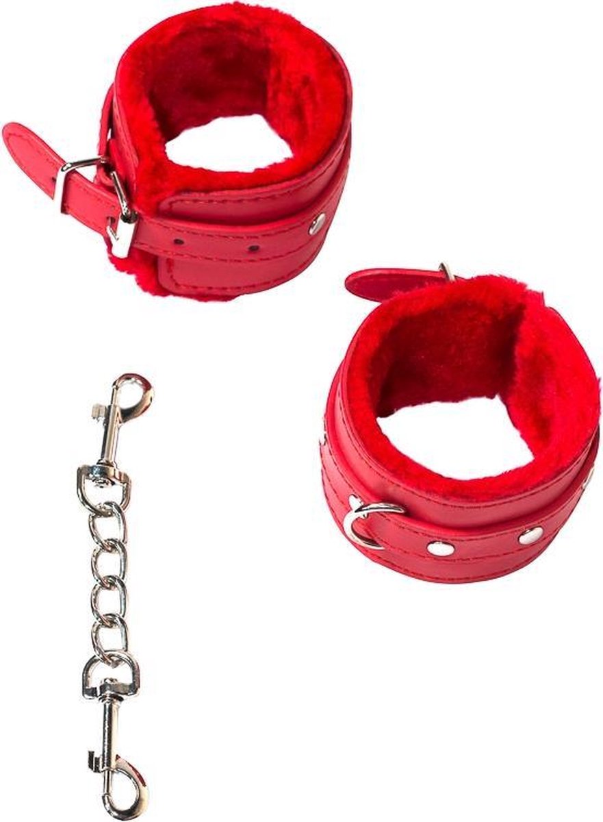 Goedkoopste Aanpasbare Handboeien Met Vacht - Cuffs - BDSM - Bondage - Luxe Verpakking - Party Hard - Calm - Zwart