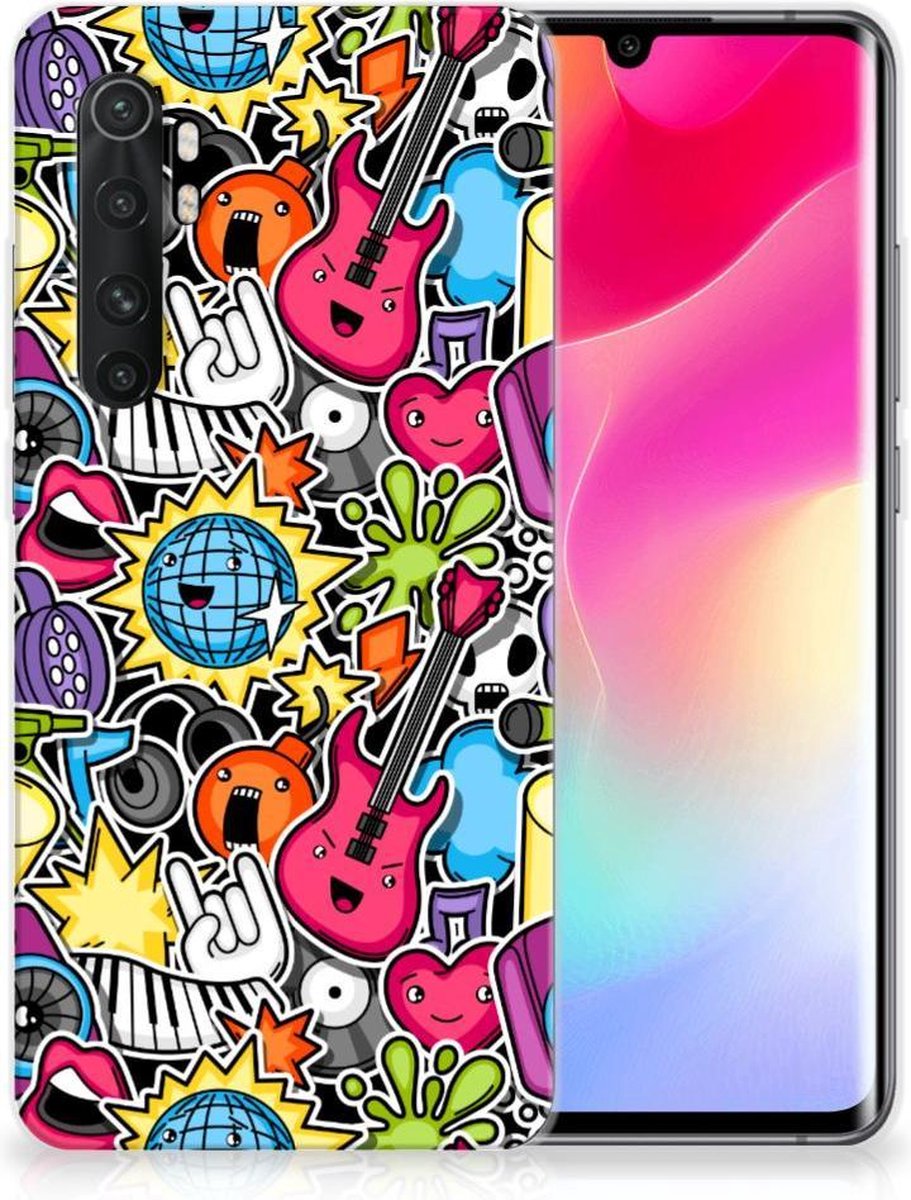 Xiaomi Mi Note 10 Lite Silicone Back Cover Punk Rock