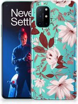 Coque Téléphone pour OnePlus 8T Housse TPU Silicone Etui Fleurs Aquarelle