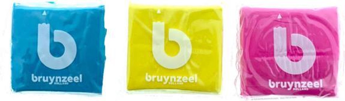 Bruynzeel Kneedgummen - Cadebo Set van 3 - Aquablauw Geel Fuchsia