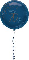 Folat - Folieballon 70 Jaar Elegant True Blue 45cm