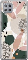 Samsung Galaxy A42 hoesje siliconen - Abstract print - Soft Case Telefoonhoesje - Print / Illustratie - Multi