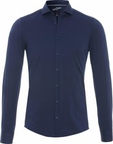 Pure - Functional Overhemd Donkerblauw - Maat 41 - Slim-fit