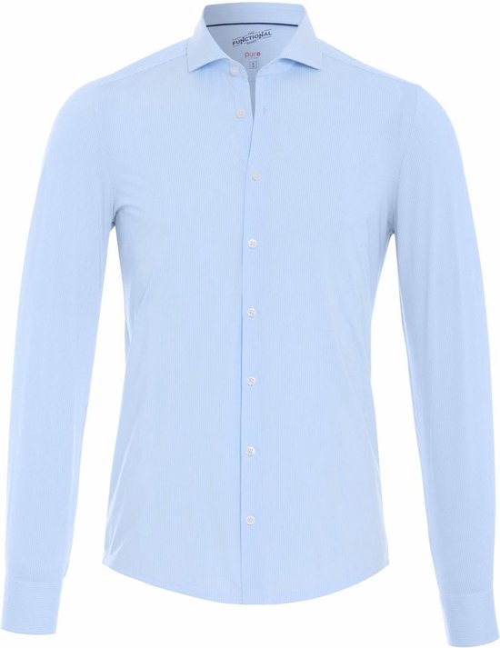 Chemise fonctionnelle à manches longues 4028 21750160 Rayé Blue clair