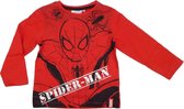 Spiderman - longsleeve / shirt - jongens - rood - maat 98