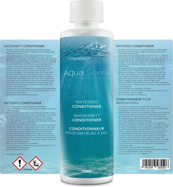 Aqua Sense waterbed Conditioner 250 ML (2 stuks) bol