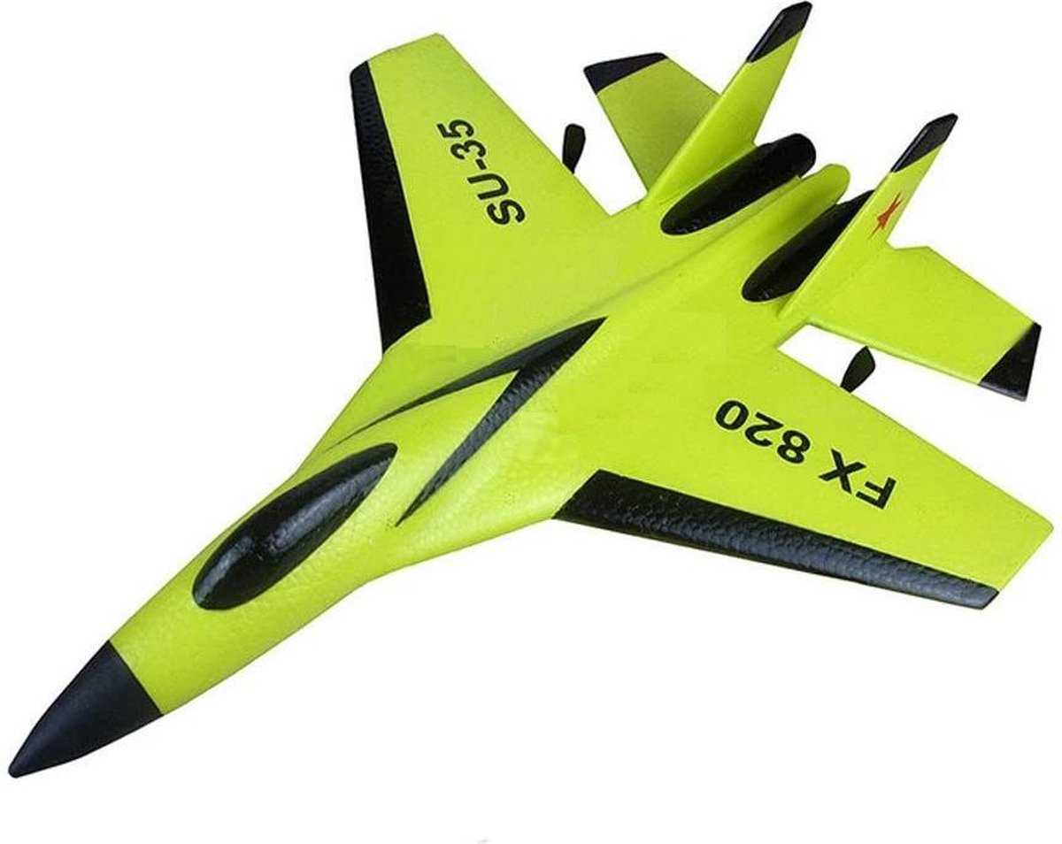 is meer dan Doorlaatbaarheid Gedwongen RC Vliegtuig - Straaljager speelgoed met 2.4GHz besturing - 2 Kanalen en  Duurzaam... | bol.com