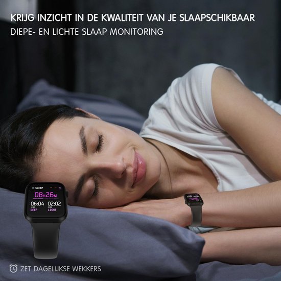 PowerLocus PW4 - Smartwatch - Zwart - PowerLocus