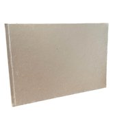 Gastenboek / notitieboek 22x31cm, met parelmoerkleurig glanzend katoenpapier