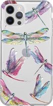Hoesjes Atelier Dragonfly Transparant Hoesje voor IPhone 12Pro Max