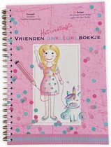 Inkollors - Invulboek - Het creatiefste invul en inkleur vriendenboekje - Meisjes - A5 - ringband - hardcover -vriendenboekjes - vriendenboek