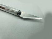 Hobbymes / Scalpel Mes - vlijmscherp mes voor precisiewerk - van Roestvrijstaal met 27 extra mesjes