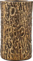 Kandelaar rond brons metaal groot (r-000SP36852)