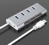 Sounix Hub 7 poort USB 3.0 |4 Port USB 3.0 Data| 3 Port USB PD Charing-Grey