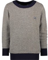 Seven-One-Seven Jongens sweaters Seven-One-Seven Theo Melange sweater Rich Blue 110/116