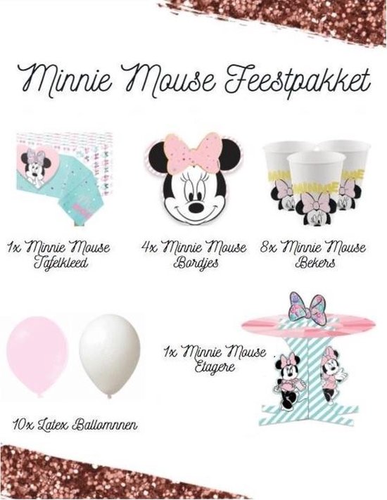 Minnie Mouse Feestpakket |Minnie Gem | bol.com