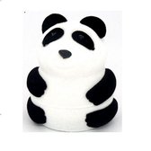 Ringdoosje panda - aanzoek - verloving - bruiloft - huwelijksaanzoek - liefde - rood - sieradendoos - ring - cadeau