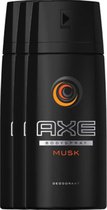 AXE Musk - Deo Spray - Voordeelverpakking 3 x 150 ML