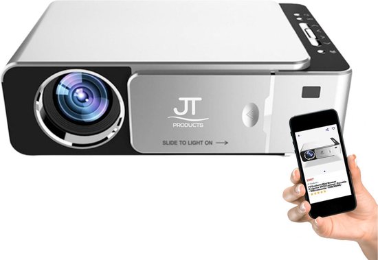 JT Products Mini Beamer Projector 3500 Lumens HD - Portable - Wifi connectie - USB/HDMI/VGA/AV Input - 170 Inch - Hoge Resolutie - JT Products