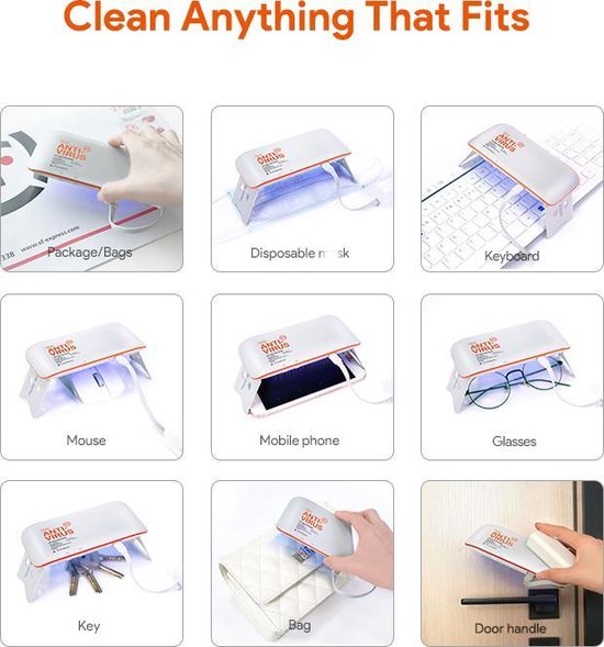 Tragbare Handheld UV Sterilisator Lampe USB Mini U... - Grandado
