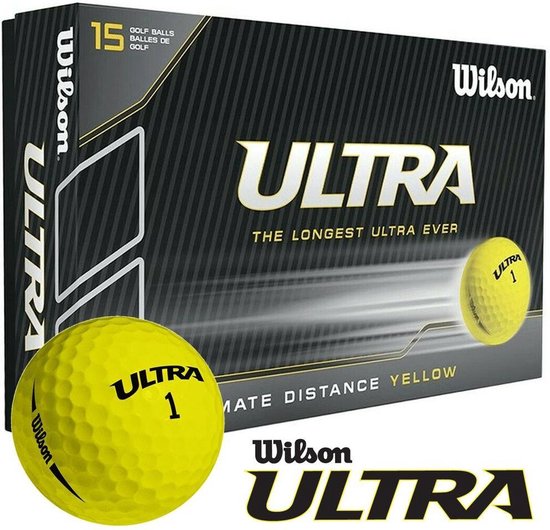 vacuüm zingen Blijven Wilson Ultra golfballen geel (15 stuks) | bol.com