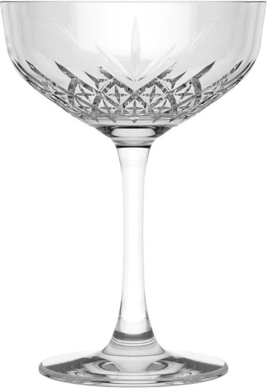 Verres à Flûtes à champagne coupe - 27 cl - 1 pièce - Verre coupe cocktail  - Look Premium | bol