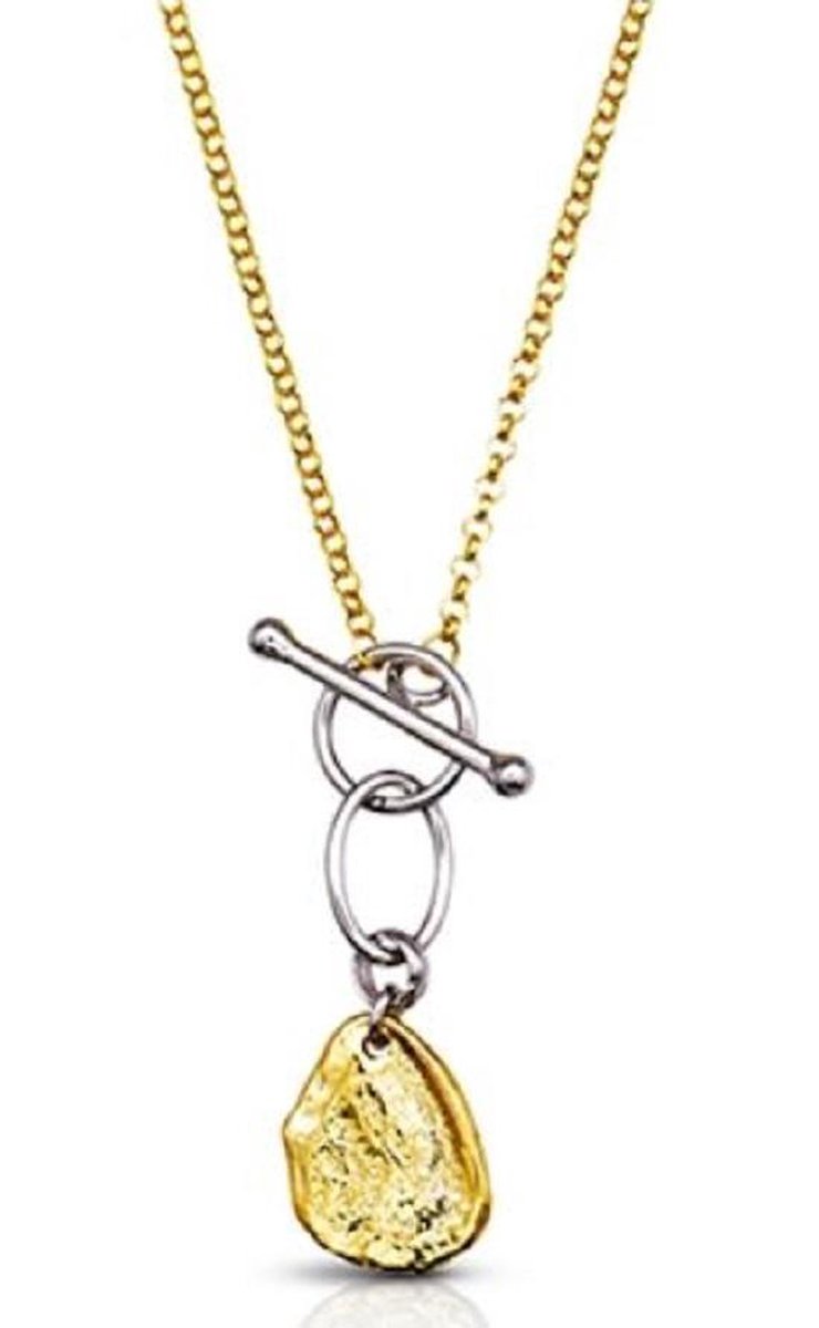 Schitterende 18 Karaat Gold Plated Halsketting met Hanger