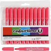 Colortime stift, lijndikte: 5 mm, roze, 12stuks