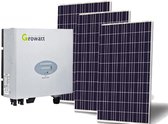 Trina - Zonnepanelen - Compleet pakket - 9 panelen - 3015 WP - 335 WP per paneel- 2650 kWh per jaar- Montagemiddelen - Omvormer - Bekabeling - Wifi monitoring - Energiebesparing 580 euro per 
