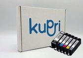 KUPRI - inktcartridges voor Canon PGI-570XL / CLI-571XL - Set van 5 inktcartridges voor Pixma MG5700, MG5750, MG5751, MG5752, MG5753, MG6800, MG6850, MG6851, MG6852, MG6853, MG7750