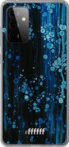 6F hoesje - geschikt voor Samsung Galaxy A72 -  Transparant TPU Case - Bubbling Blues #ffffff