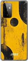 6F hoesje - geschikt voor Samsung Galaxy A72 -  Transparant TPU Case - Black And Yellow #ffffff