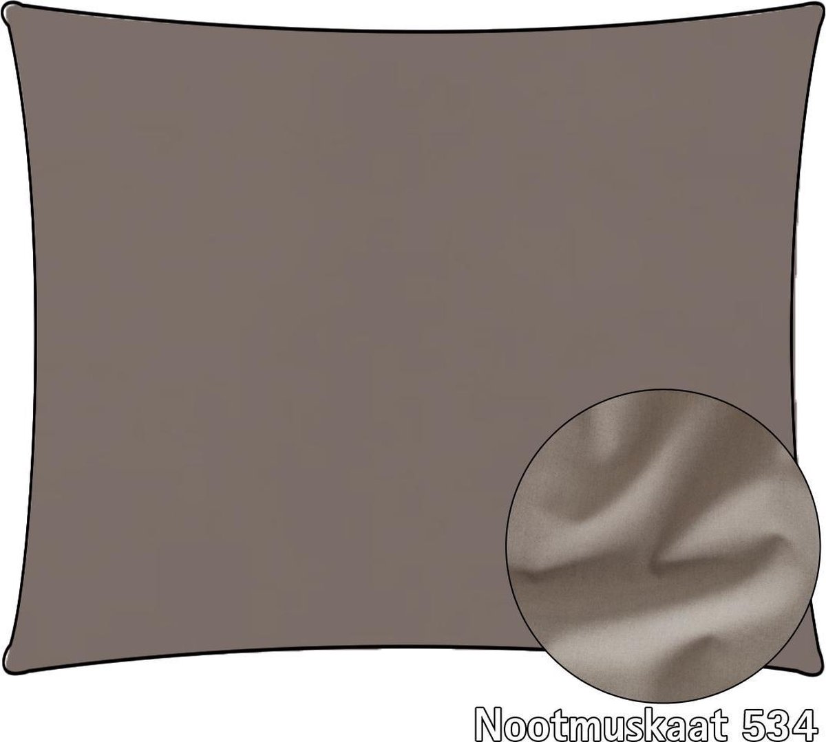 Dommelin Kussensloop Katoen Percal 200 counts Nootmuskaat 60x70 (2 stuks)