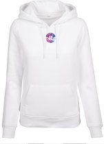 FitProWear Heavyweight Hoodie Dames Wit - Maat M - Trui Dames - Sweater - Hoodie - Trui Capuchon - Sporttrui - Witte trui dames - Katoen/Polyester