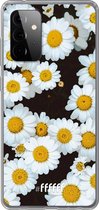 6F hoesje - geschikt voor Samsung Galaxy A72 -  Transparant TPU Case - Daisies #ffffff