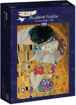 Klimt - De kus 1908 (1000 stukjes, kunst puzzel)