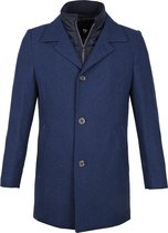 Suitable Geke Coat Donkerblauw - maat 50