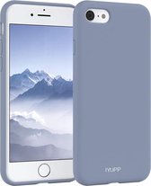 IYUPP Siliconen telefoonhoesje geschikt voor Apple iPhone 7 / 8 / SE 2020 / SE 2022 Hoesje Blauw