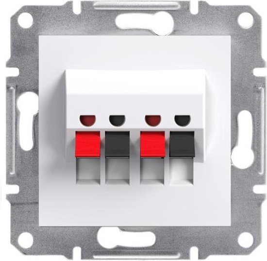 Schneider Electric Asfora serie - Luidsprekercontactdoos -  Luidsprekeraansluiting-... | bol.com