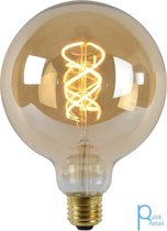 LED Bulb - Filament lamp - Ø 12,5 cm - LED Dimb. - E27 - 1x4W 2200K - Amber